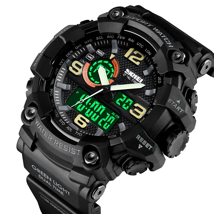 Наручний годинник чоловічий 1520BK All Black. Skmei acs0030704 - фото 2