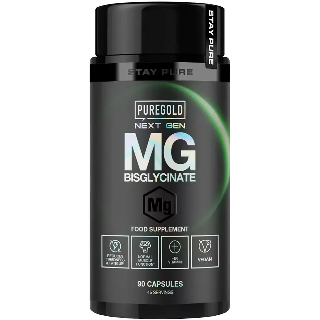 Магній бісгліцинат Pure Gold 90 капсул