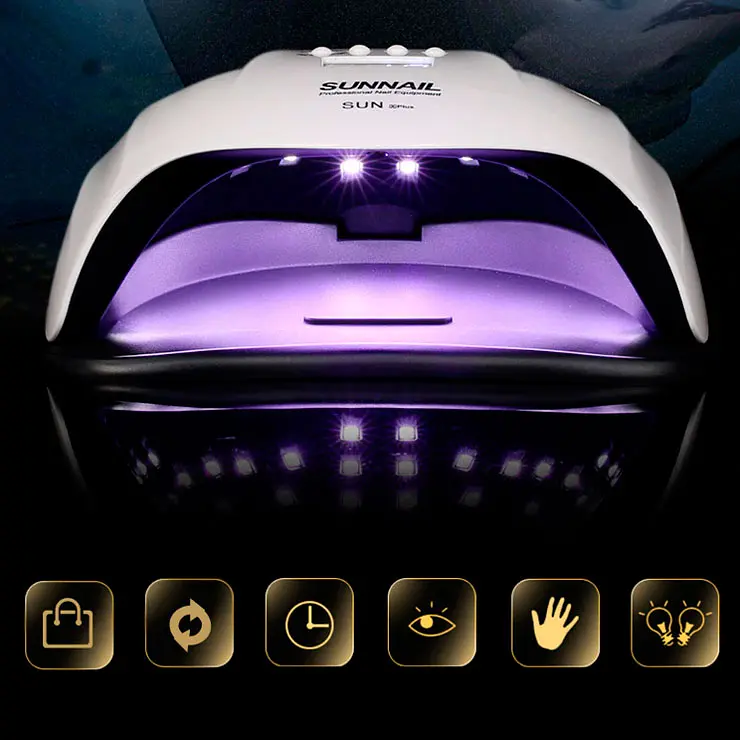 Лампа SUN T-OS28884 для нігтів SUN-X Plus на 72W для сушіння гель-лаку, гелю - фото 3