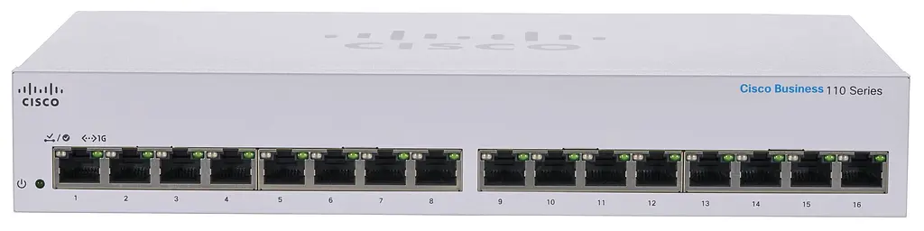 Коммутатор CBS110 16xGE, Unmanaged Cisco teh0018237 - фото 2