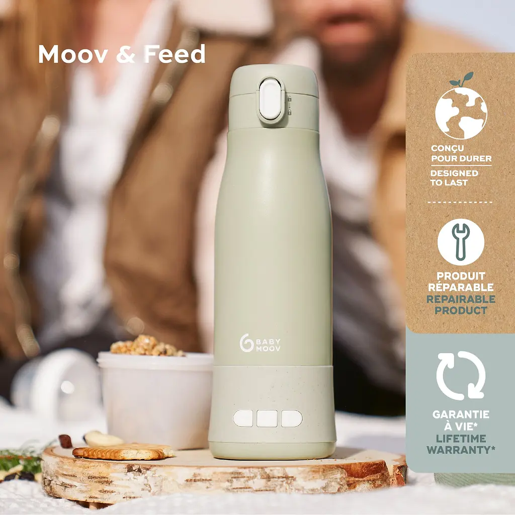 Термос подогреватель для смесей Babymoov Moov & Feed беспроводной зеленый - фото 7