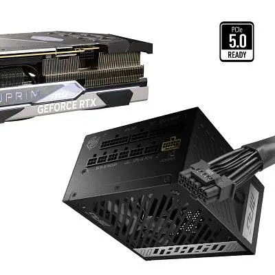 Блок живлення MSI 1000W (MPG A1000G PCIE5) - фото 4