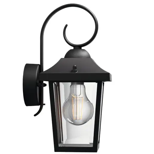 Вуличний настінний світильник Philips Buzzard wall black 1x60W цоколь E2 ІР44 без лампи (915005309001) - фото 2