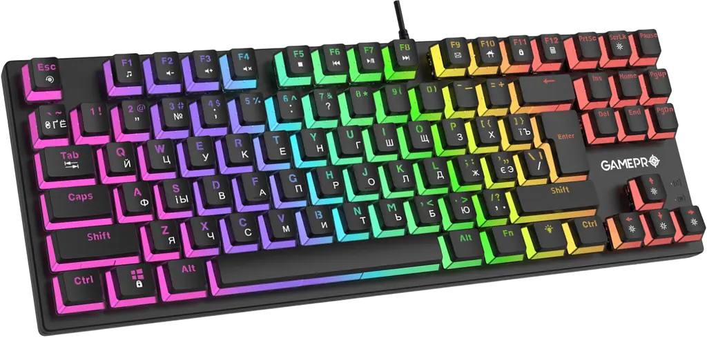 Клавиатура GamePro MK80R RGB Black - фото 2