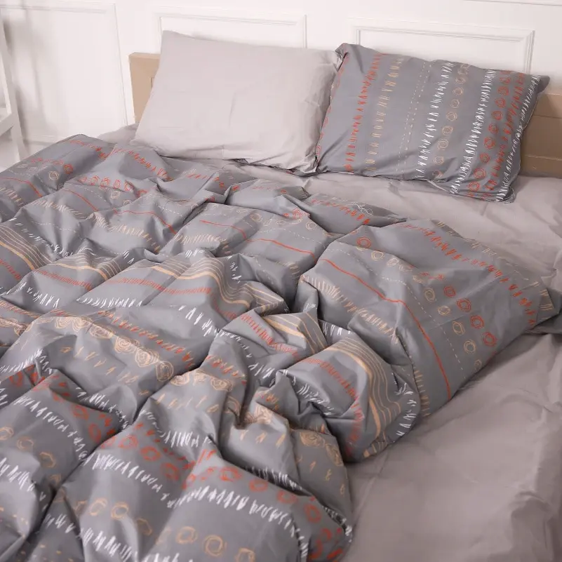 Наволочка MirSon Бязь 17-4841 Elisabetta 50х50 см коричнево-бежевая (2200009579905) - фото 2