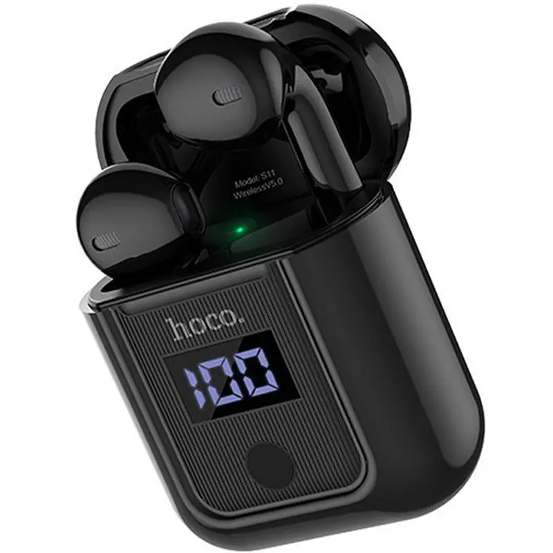 Стерео гарнітура Bluetooth Hoco S11 Black - фото 3