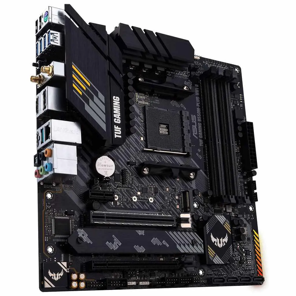 Материнська плата ASUS TUF GAMING B550M-PLUS WIFI II (TUF GAMING B550M-PLUS WIFI II) (Socket AM4, AMD B550, Micro-ATX) - фото 5