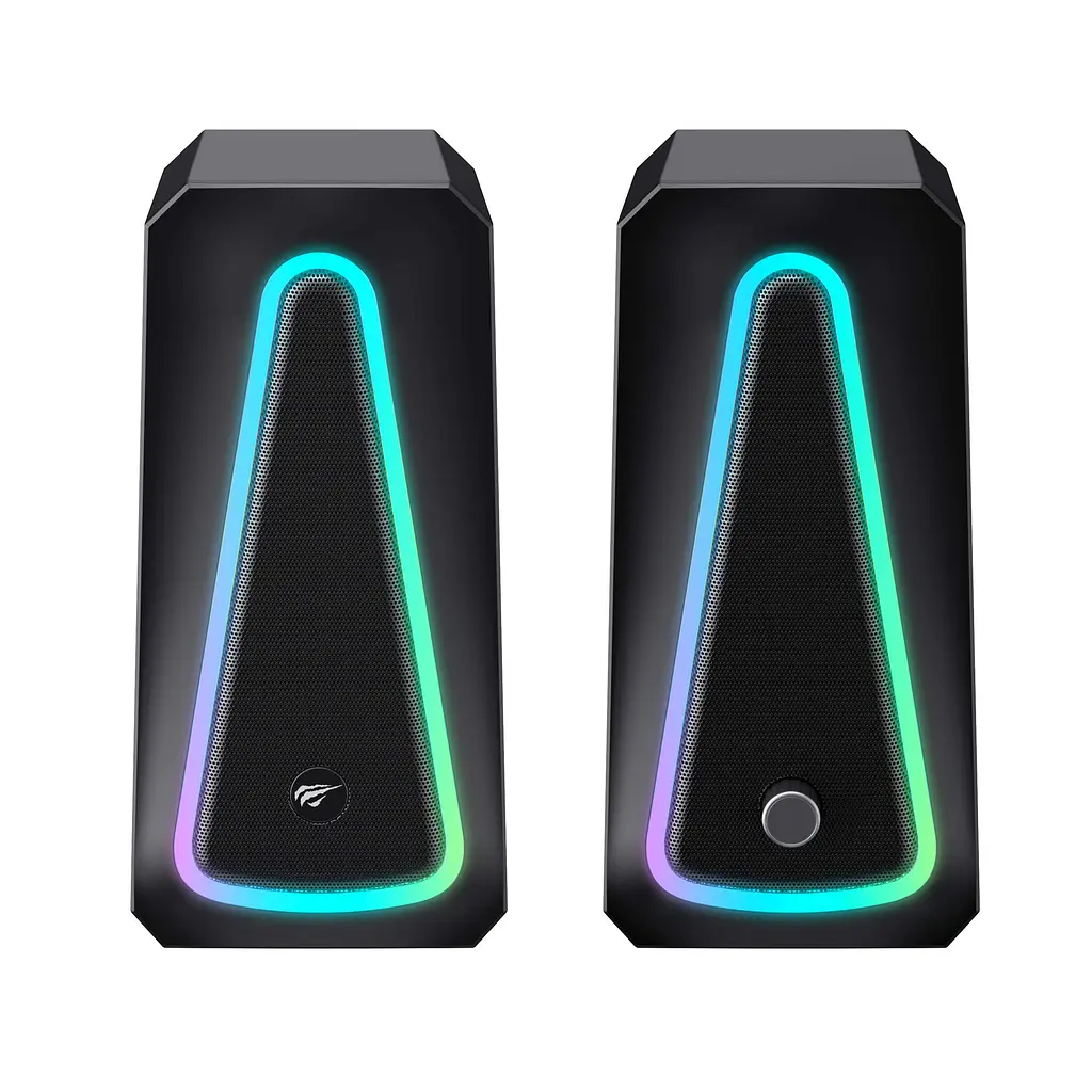 Стерео колонки ігрові HAVIT HV-SK208 PRO USB RGB Black HAVIT (28646-000) - фото 2