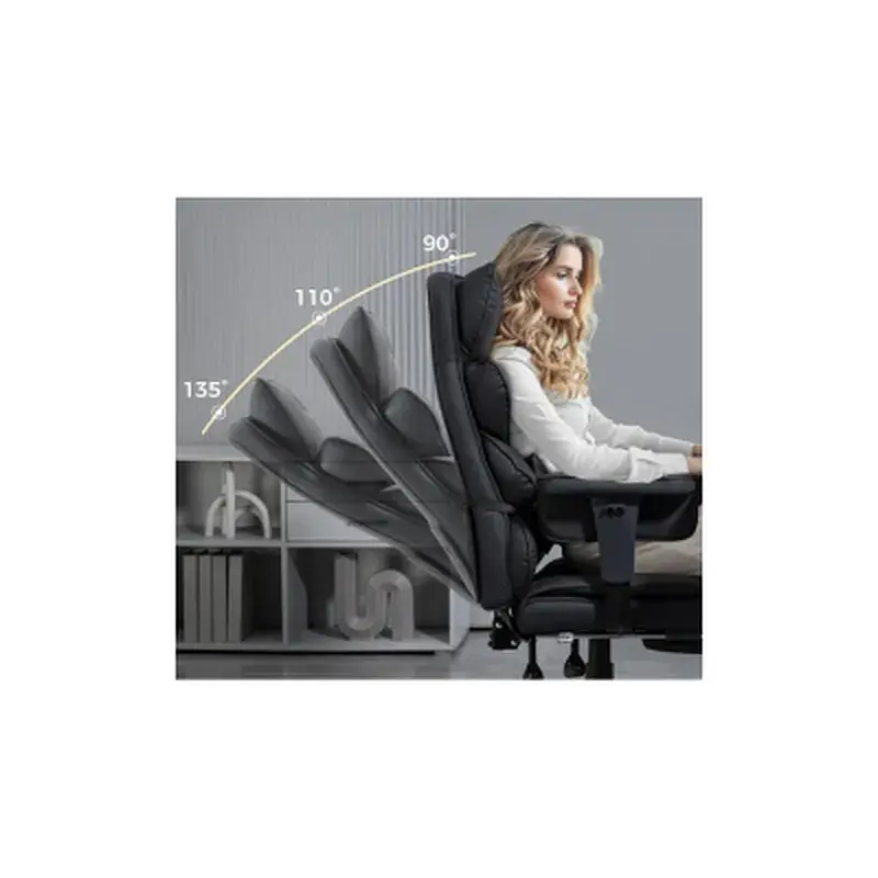 Офісне крісло GT Racer B-2511 Fabric Black - фото 5