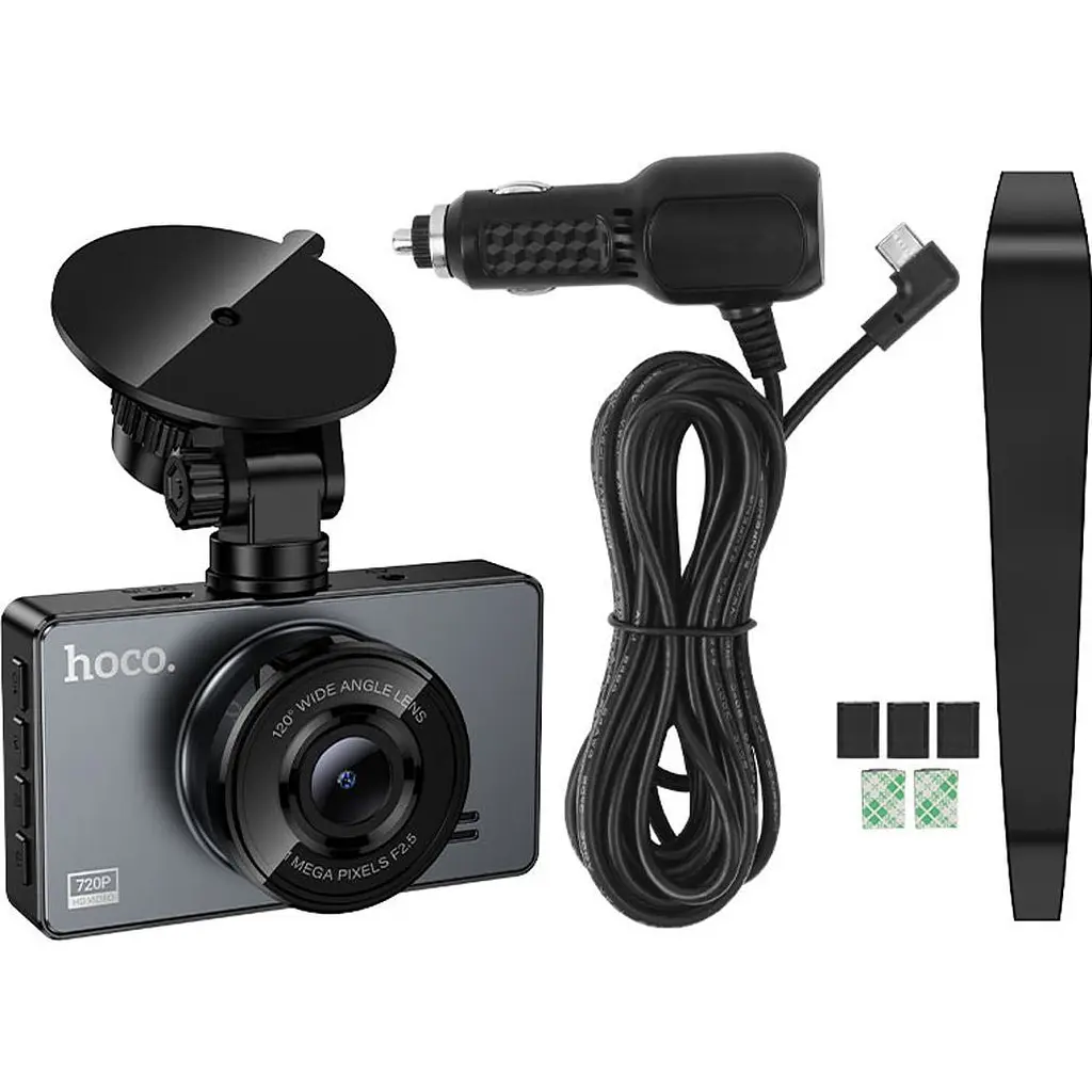 Автомобільний відеореєстратор Hoco DV14 Metal Grey (653961) - фото 6