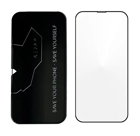 Захисне скло iLera DeLuxe Frosted Glass 2.5D для Apple iPhone 17e/ 16e/ 14/ 13/ 13 Pro (iLDelFr16E) [61559] - фото 2