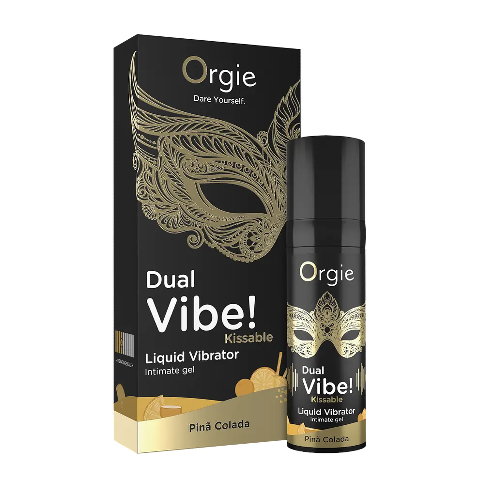 Рідкий вібратор коктейль Піна Колада DUAL VIBE!, 15 мл Orgie (Бразилія-Португалія) - фото 3
