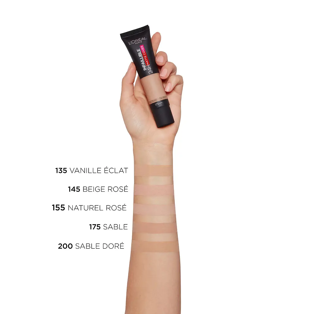 Тональний крем L’Oréal Paris Infaillible Matte 24H Матове покриття, відтінок 135 , 30 мг (A9959100) - фото 4