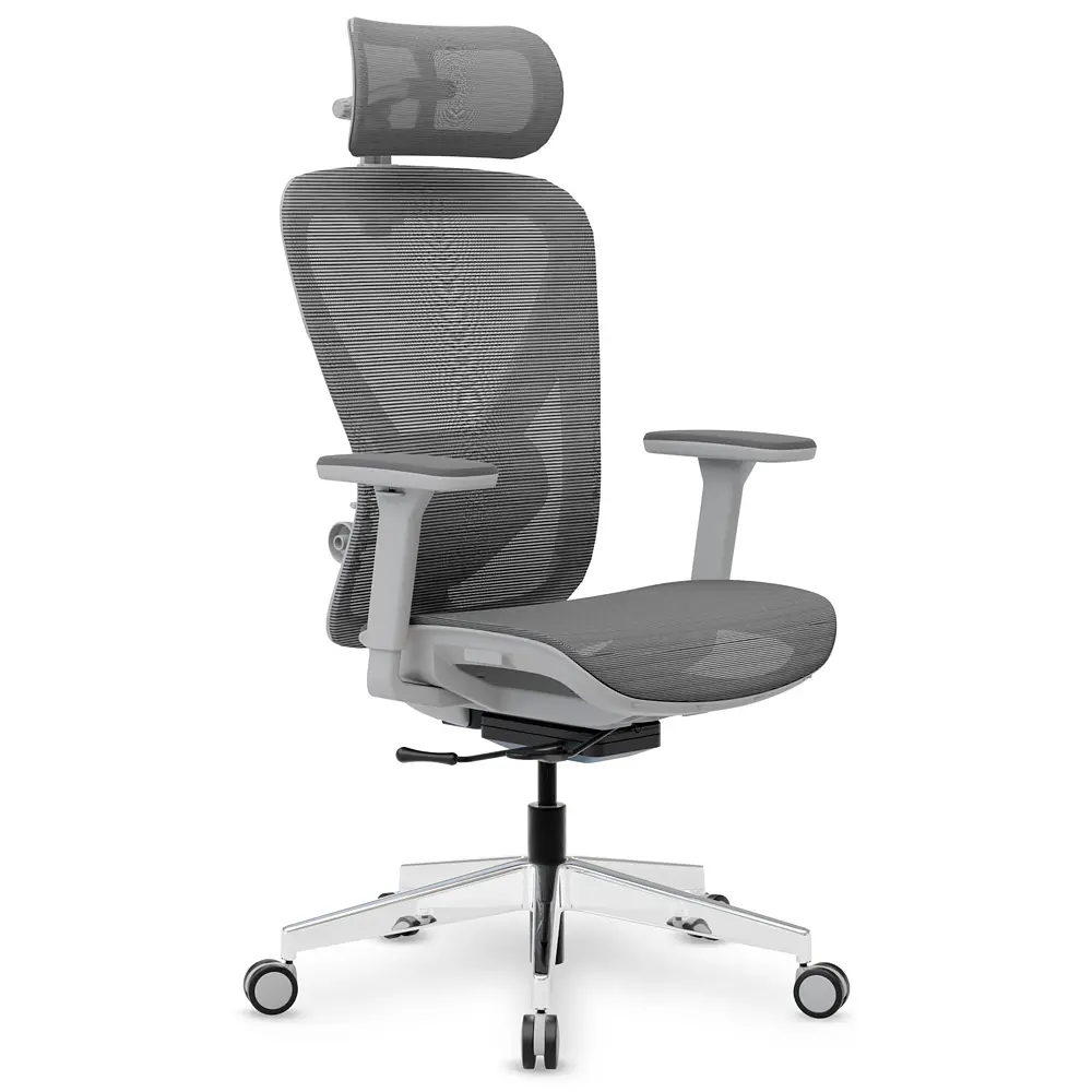 Кресло Mealux Q1 Air Grey (арт. HF Q-1 M/G) - фото 6