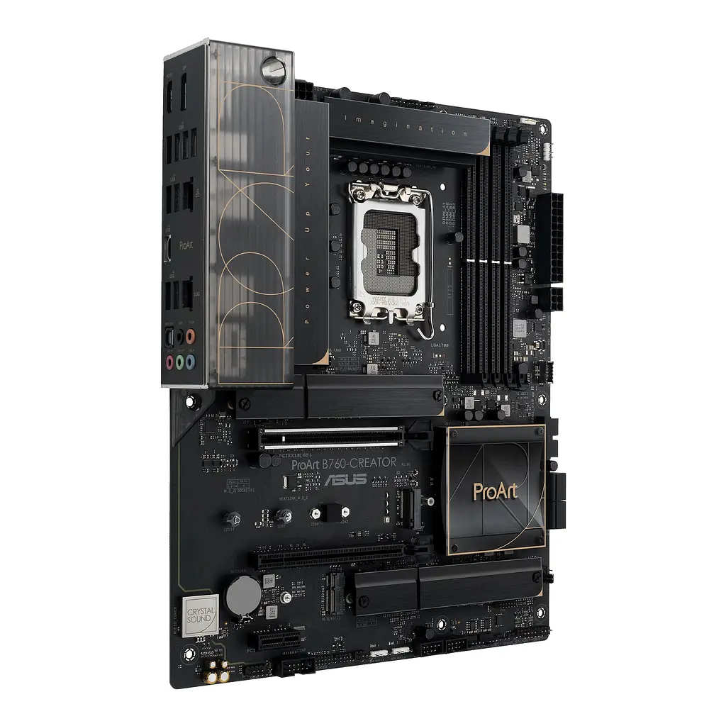 ASUS Материнська плата PROART B760-CREATOR s1700 B760 4xDDR5 M.2 HDMI DP ATX - фото 4