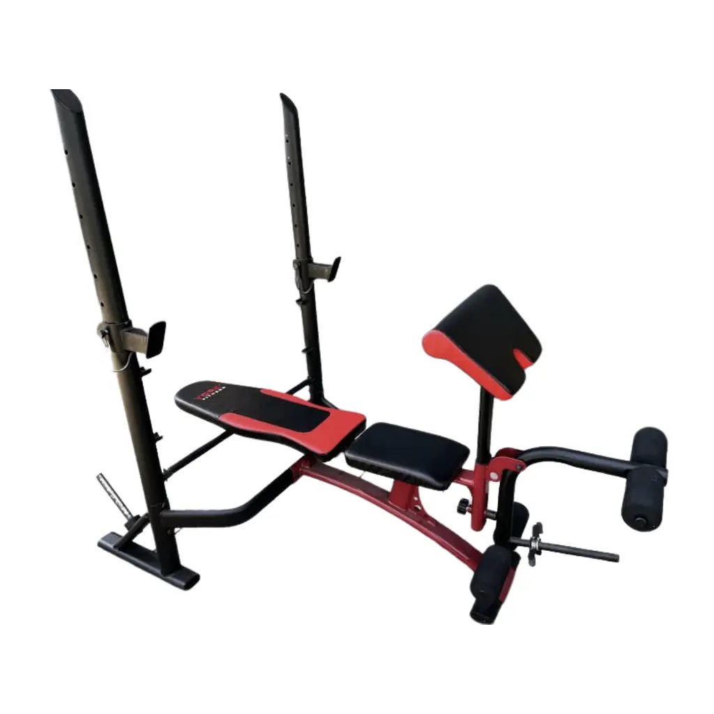 Лавка для жиму York Fitness Delta Pro 2000 з стійкою для штанги та партою Скотта - фото 4
