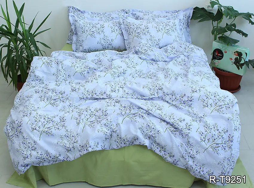 Комплект постільної білизни з компаньйоном (R-T9251) Сімейний TAG tekstil pbe0037028