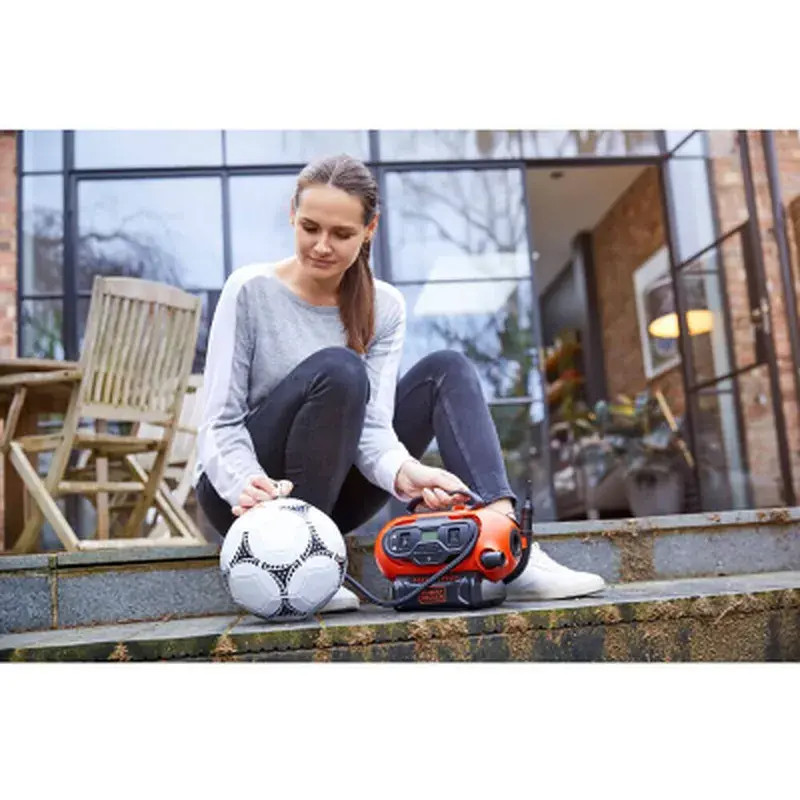 Автомобільний компресор Black&Decker Li-Ion, 18V, (без АКБ та ЗП) (BDCINF18N) - фото 9