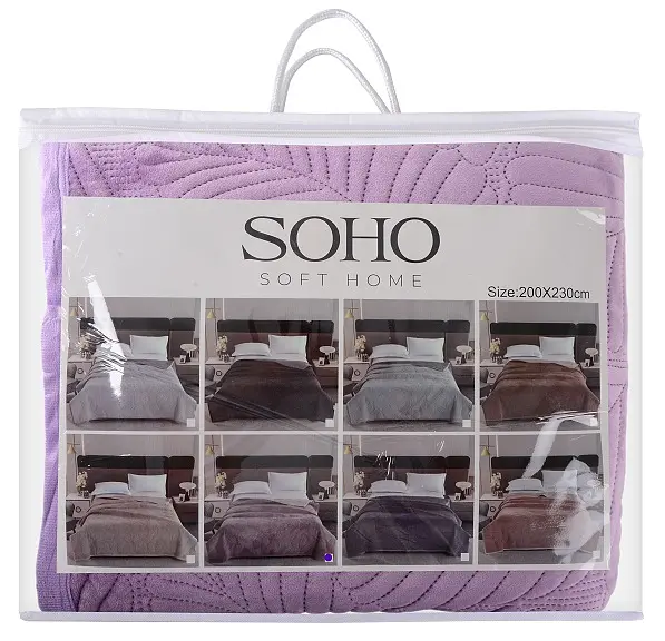 Покрывало Soho 200х220 см Velvet Powder pbe0050935 - фото 3