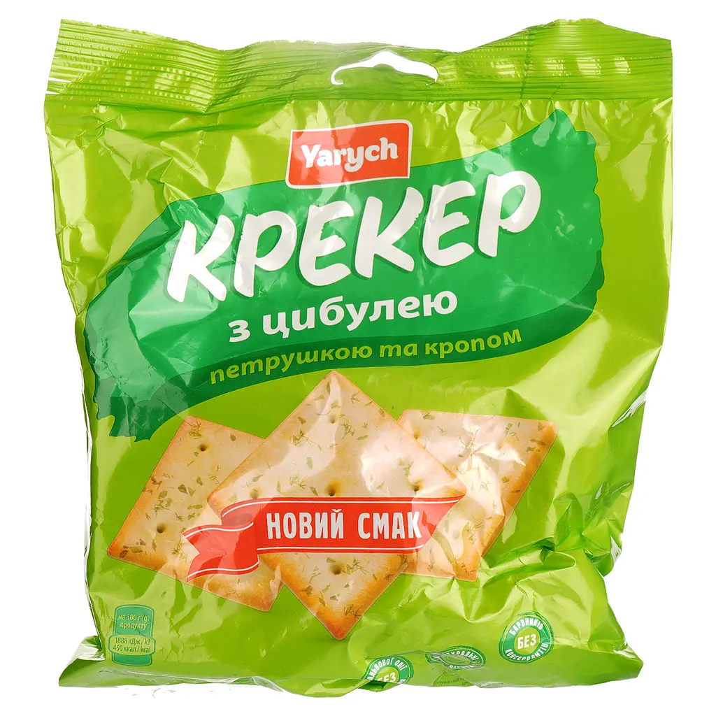 Крекер Yarych з цибулею петрушкою кропом 170 г - фото 2