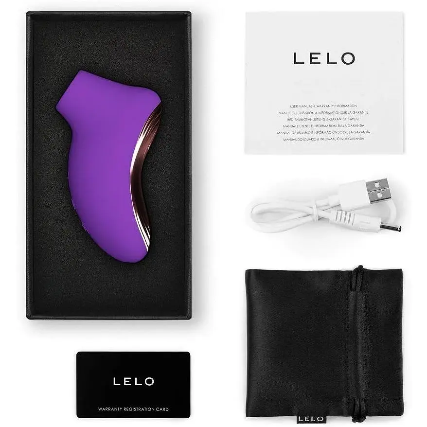 Звуковий стимулятор клітора Lelo Sona 2 Travel Purple - фото 3