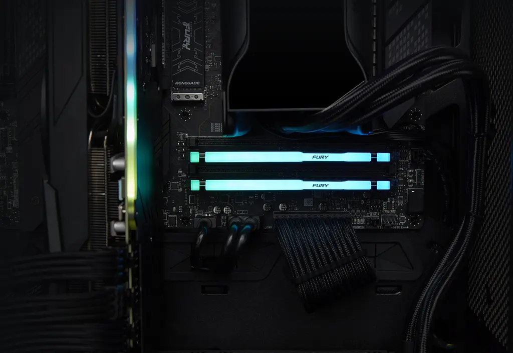 Kingston Пам'ять ПК DDR5 16GB 5600 FURY Beast RGB - фото 2