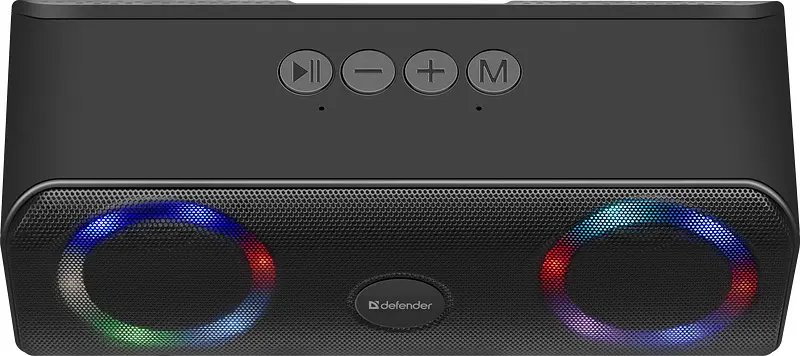 Акустична система 1.0 Defender Q1 10W Light/BT/FM/USB/TF/AUX - фото 3