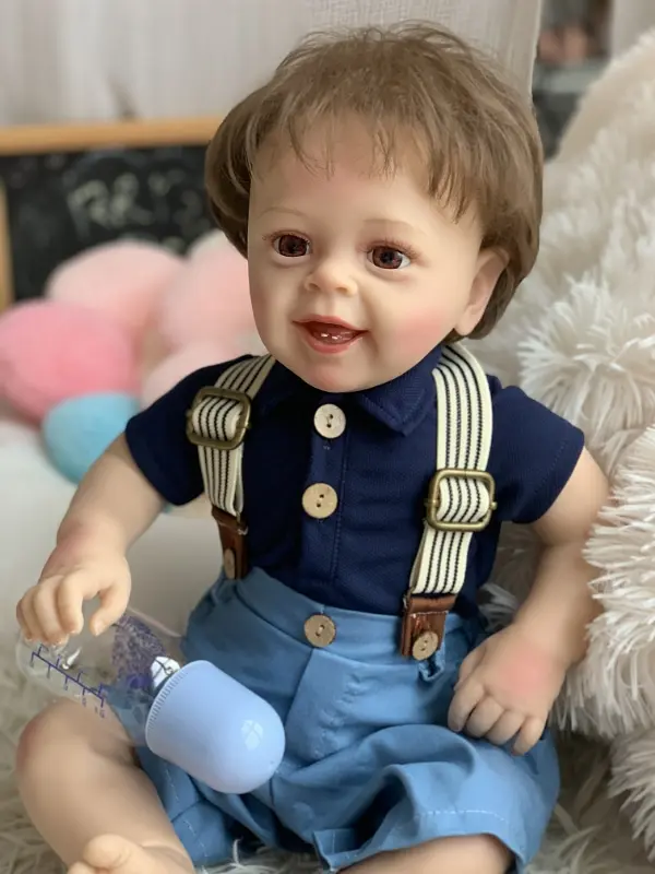 Силіконова колекційна лялька реборн reborn хлопчик пабло Reborn Dolls det0018818 - фото 3