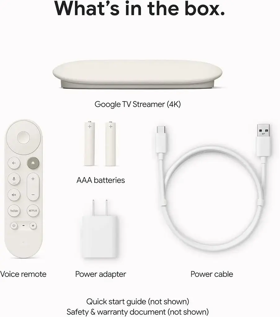 Смарт ТВ Google TV Streamer 4K Porcelain - фото 4