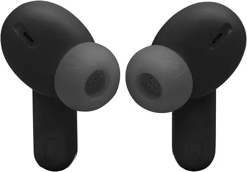 Навушники бездротові JBL Tune Beam 2, Black, Bluetooth, мікрофон, акумулятор 65 mAh, чохол з функцією зарядки, технологія "JBL Pure Bass Sound" (JBLTBEAM2BLK) - фото 2