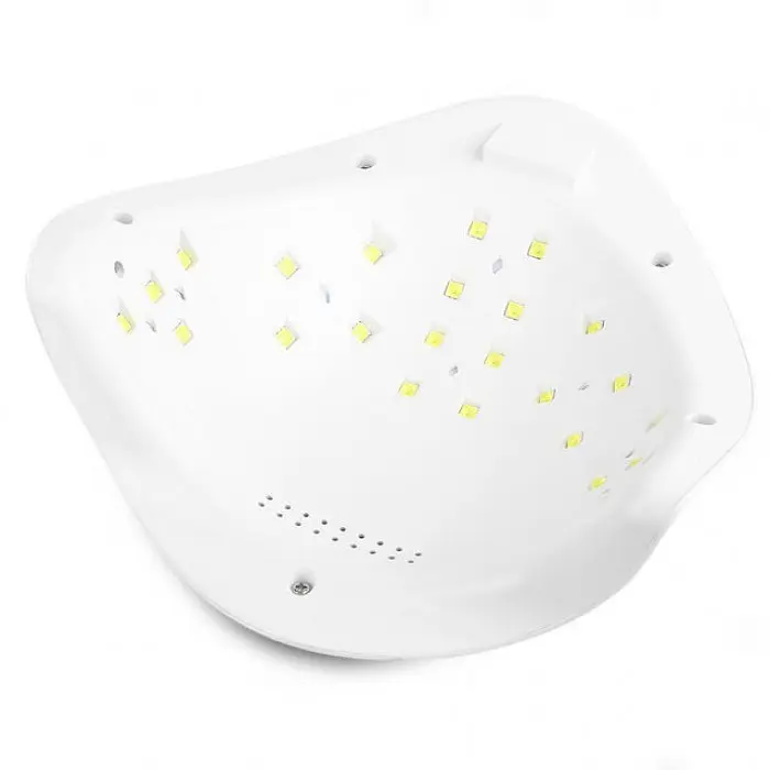 Лед уф лампа для для сушки и наращивания ногтей с дисплеем белая LED UV Sun5 сан5 48 вт - фото 4