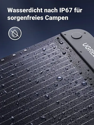 Солнечная панель Ugreen Solar Panel SC100 100 W IP67 MPPT XT60+MC4 (15113) - фото 3