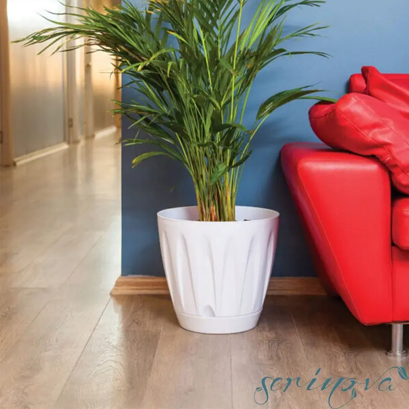 Горшок для цветов Serinova Daisy, 1.5 л, фиолетовый (P002-Visne) - фото 4