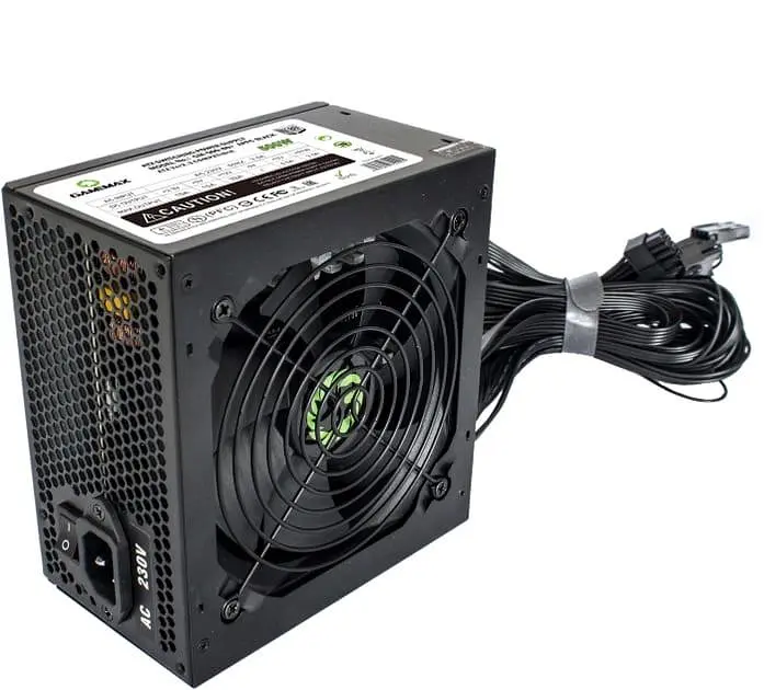 Блок живлення GameMax 500W (GM-500 80+ APFC Black) - фото 3