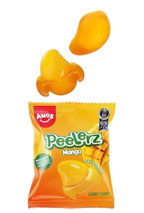 Жувальні цукерки Amos Peelerz Gummy Mango 85г - фото 3