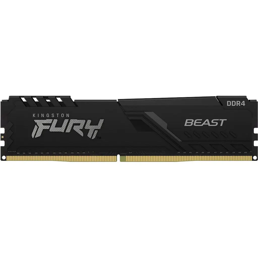 Модуль пам'яті DDR4 Kingston FURY Beast 16GB 3200 MHz Black (KF432C16BB1/16WP) [148743] - фото 3