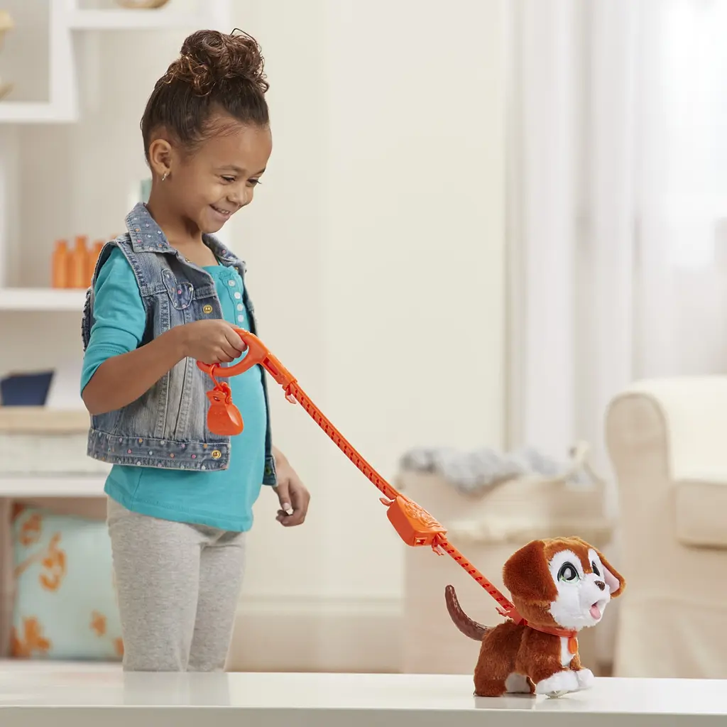 Інтерактивна іграшка Hasbro FurReal Великий пустотливий вихованець Poopalots Великий ведмідь на повідку (E8898_E8947) - фото 2