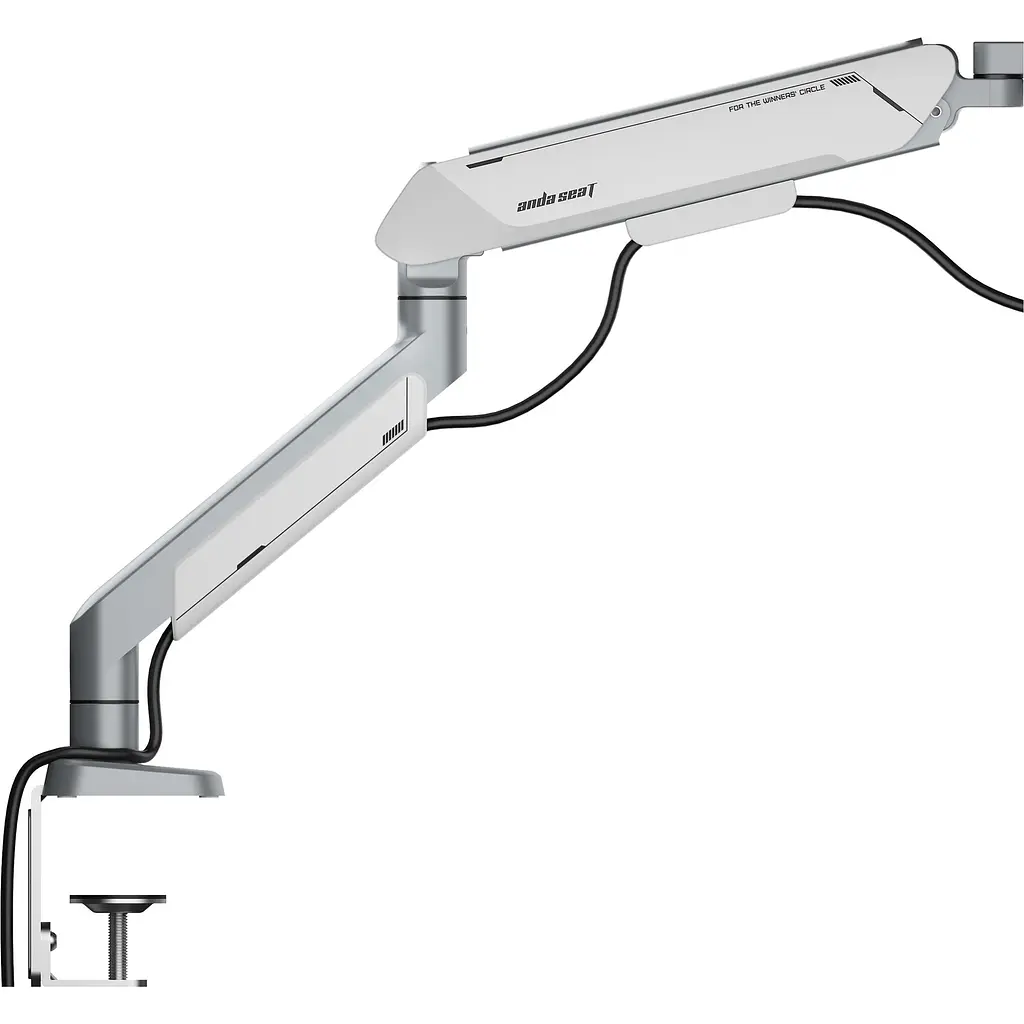 Настільне кріплення для монітора Anda Seat Stealth Pro II 17''-42'' White/Grey (AD-W-A9-1S-FW) [139340] - фото 7