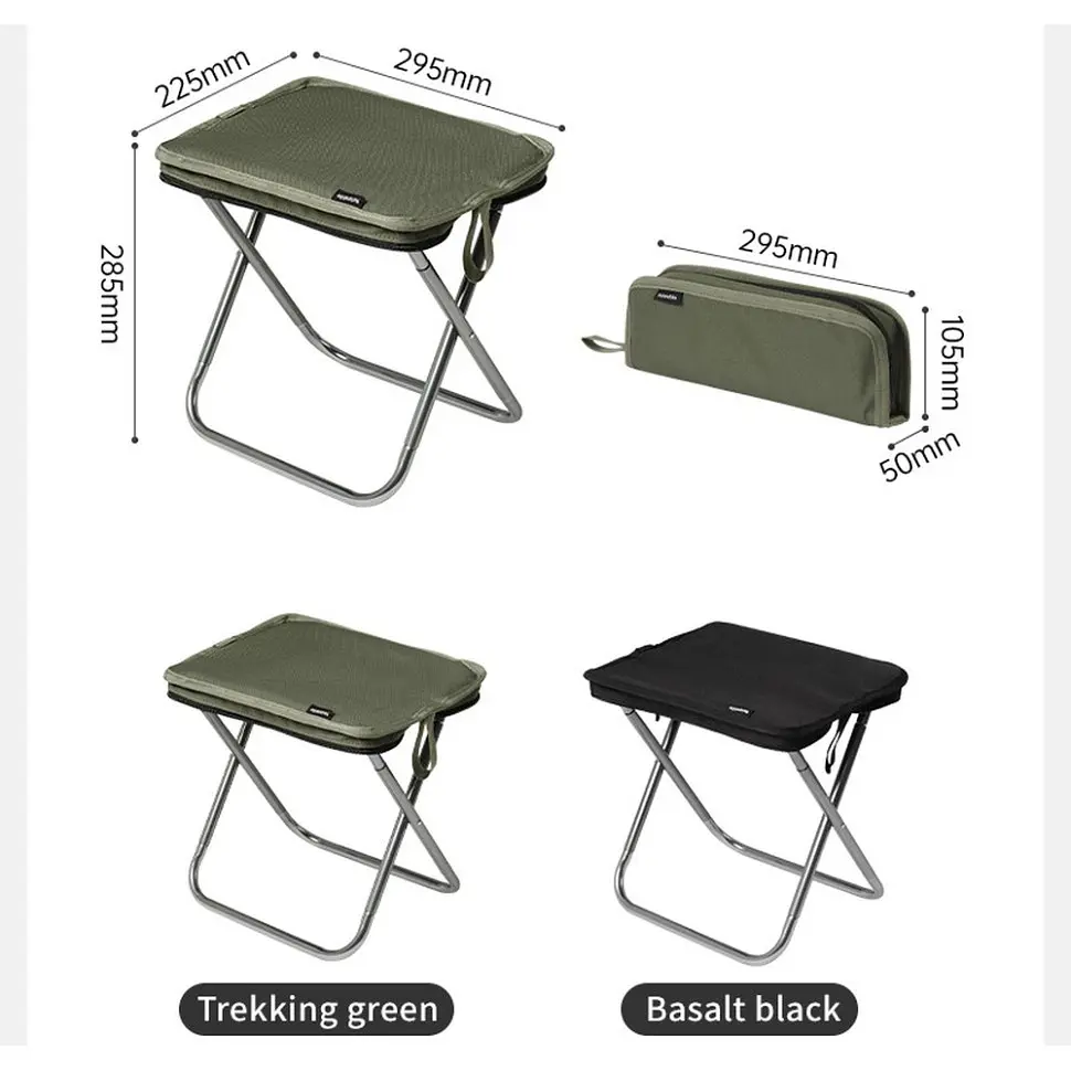 Стул складной Naturehike CNK2550JJ011 черный - фото 2