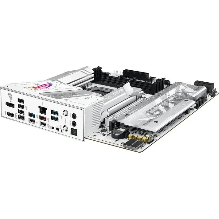 Материнская плата Asus Rog Strix B860-G Gaming WIFI s1851 B860 4xDDR5 M.2 DP HDMI USB Type-C Wi-Fi BT mATX белый - фото 8