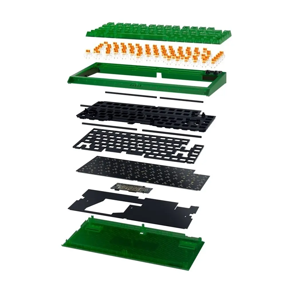 Клавіатура Razer BlackWidow V4 75% USB UA Phantom Green (RZ03-05003300-R3M1) - фото 6