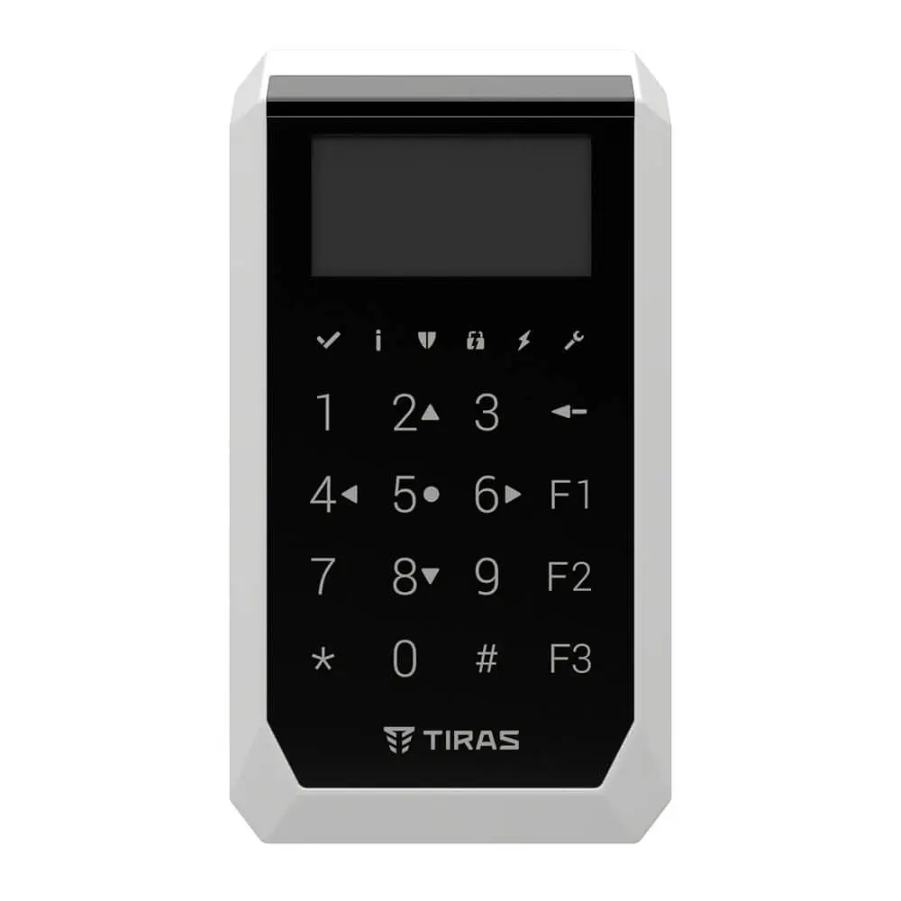 Клавіатура Tiras K-PAD OLED+ Black з OLED-дисплеєм та вбудованим зчитувачем NFC/Mifare (21-00068) - фото 4