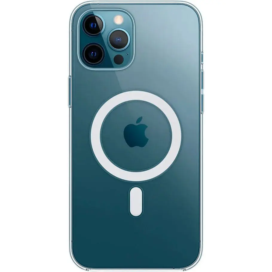 Чохол Clear Case with MagSafe для Apple iPhone 12/12 Pro Transparent AA [84278] - фото 2