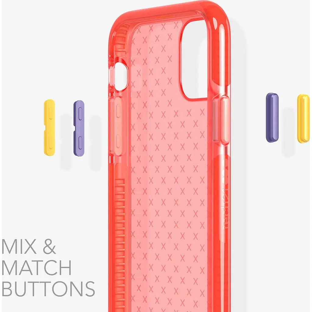 Протиударний чохол Tech21 Evo Check для iPhone 11 Pro (5.8") Coral My World T21-7229 - фото 4