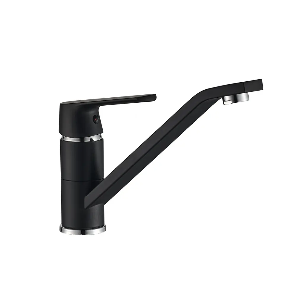 Змішувач для кухні Globus Lux Laguna GLA-0203Q-10-BB Чорний матовий - фото 2