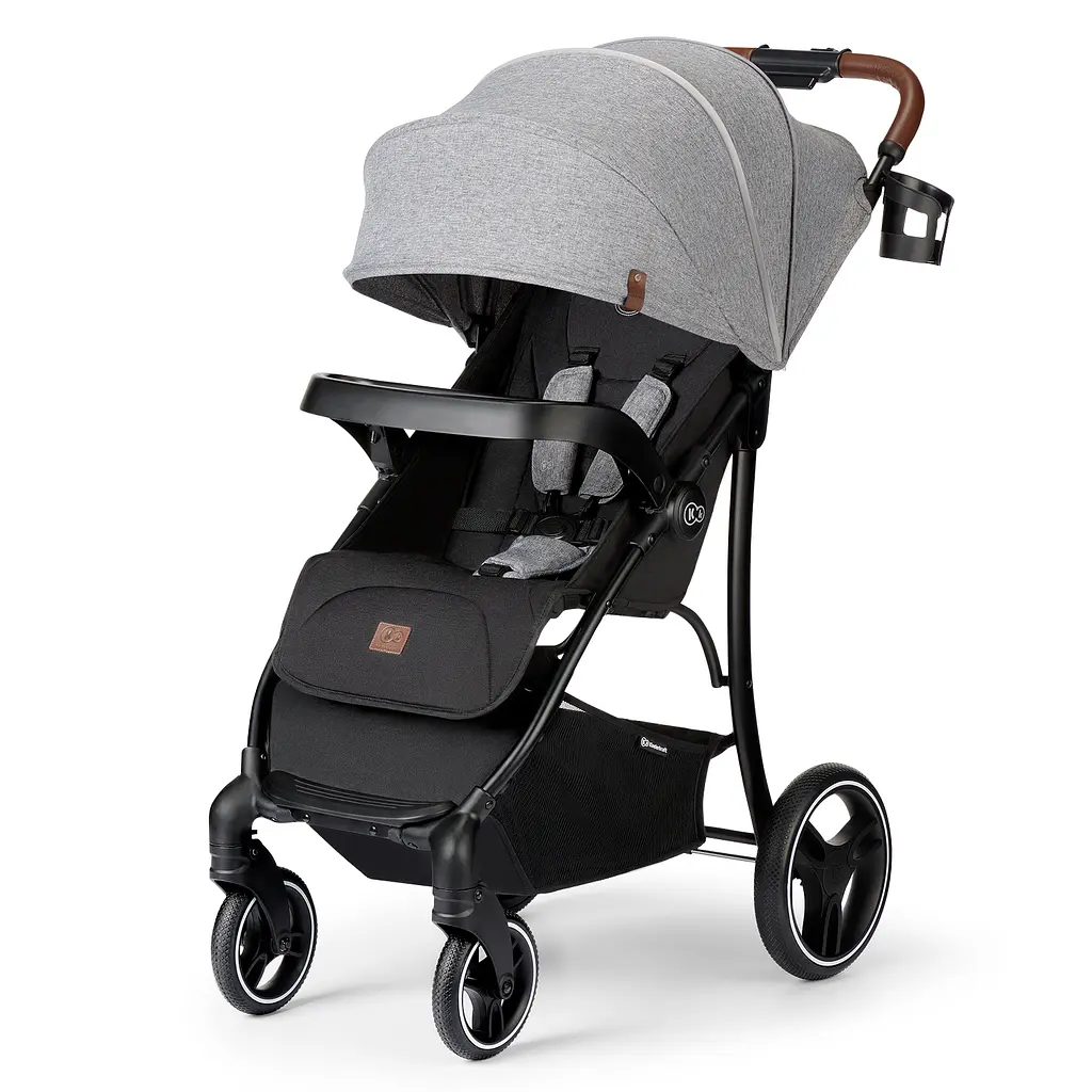 Прогулянкова коляска Kinderkraft Cruiser LX Grey - фото 2