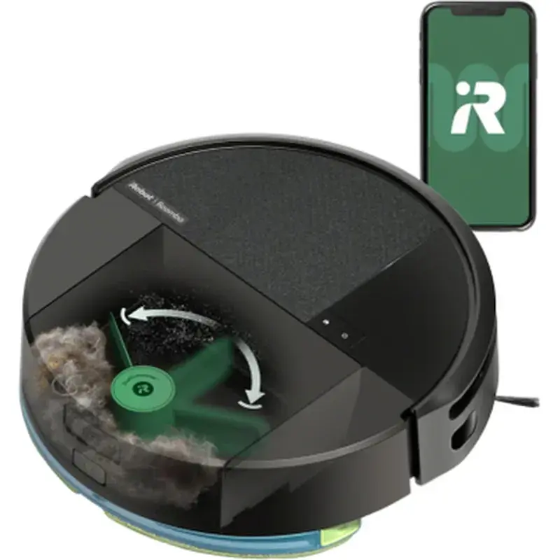 Пилосос iRobot Roomba Combo Dust Compactor 205 (Black) (L121040) - фото 5