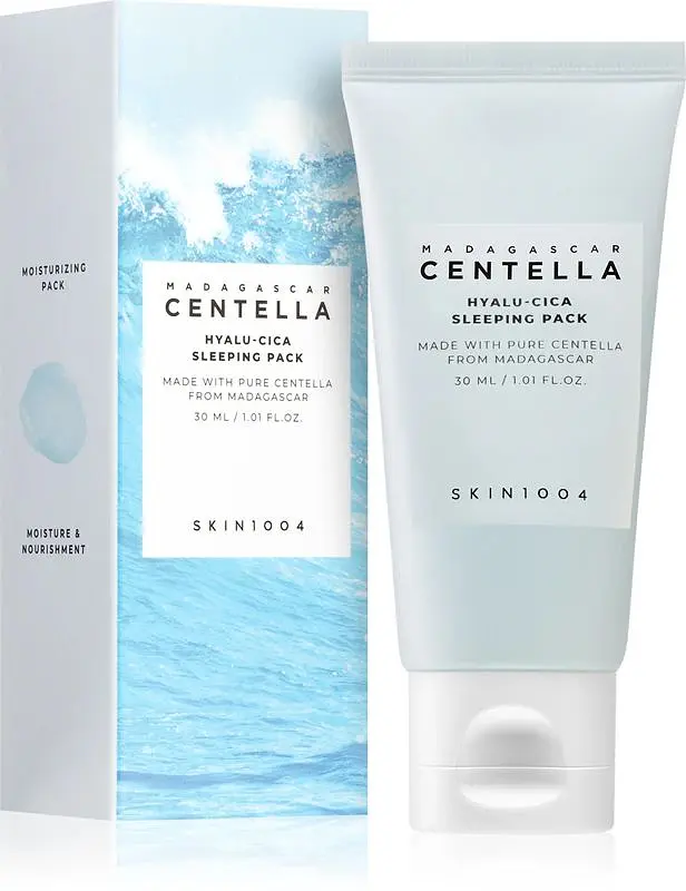 Зволожуюча нічна маска для зміцнення шкіри 30 мл SKIN1004 Madagascar Centella Hyalu-Cica Sleeping Pack - фото 2