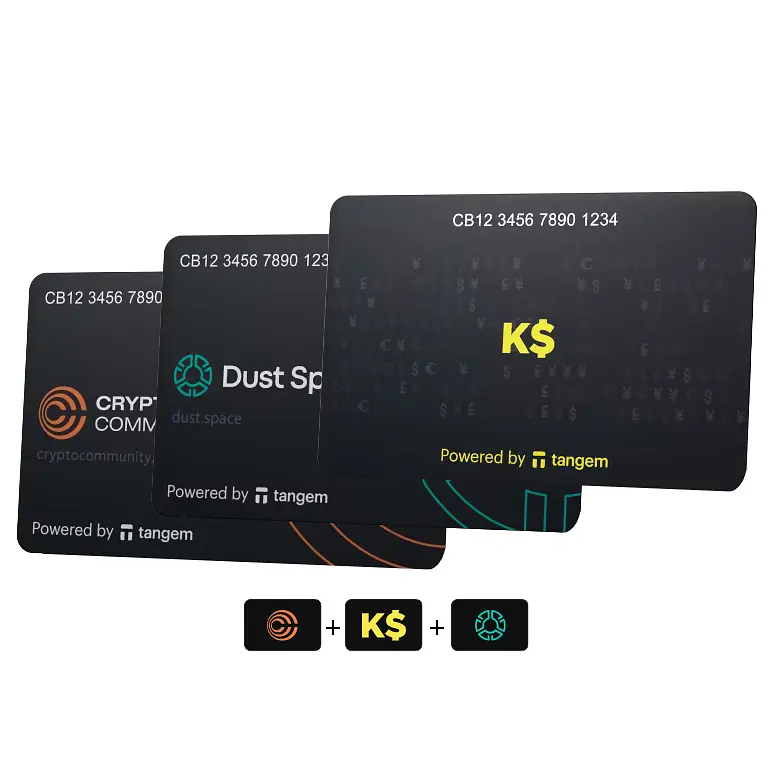 Криптокошелек Tangem Wallet 2.0 Kirill Evans All-in-one Bundle на 3 карты (TG128X3-KEAIO) - фото 3