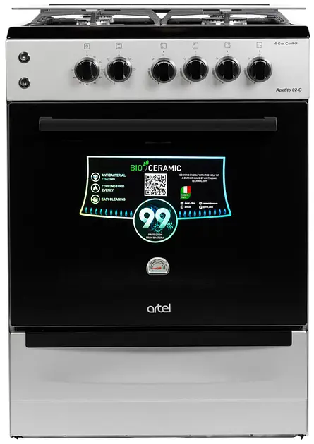 Плита газова ARTEL APETITO 02-G GREY